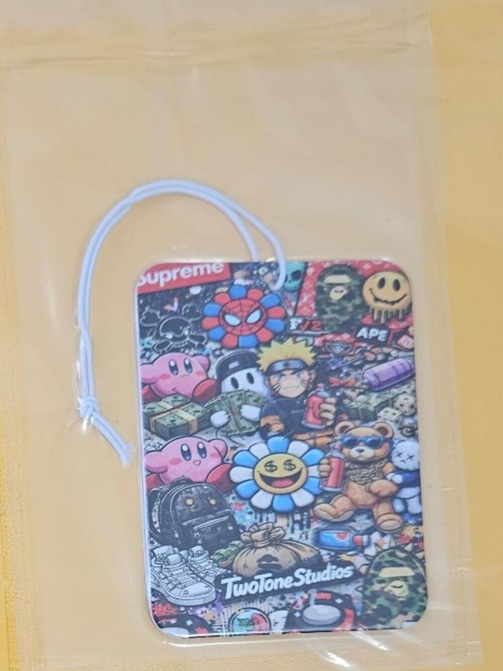 TwoTone Studios Air Freshener - Murakami Flowers Baby Milo Supreme Naruto Anime